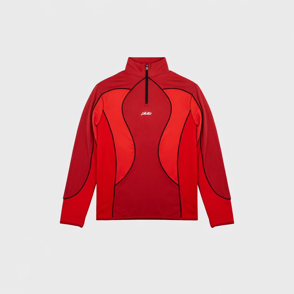 CANDLE QUARTER-ZIP | FIRE RED