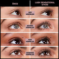 Maybelline New York Lash Sensational Mascara - Intense Black, Volumizing & Lengthening with Rosehip Oil