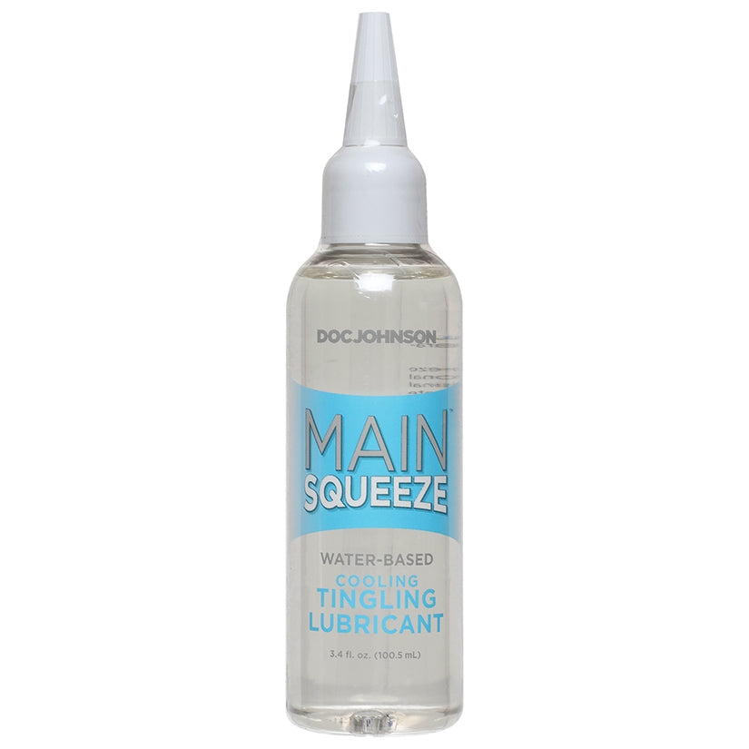 Love Spark Cove | Intimate Apparel, Pleasure Shop & Free Shipping Main Squeeze Cooling/Tingling Water-Based Lubricant 3.4oz —