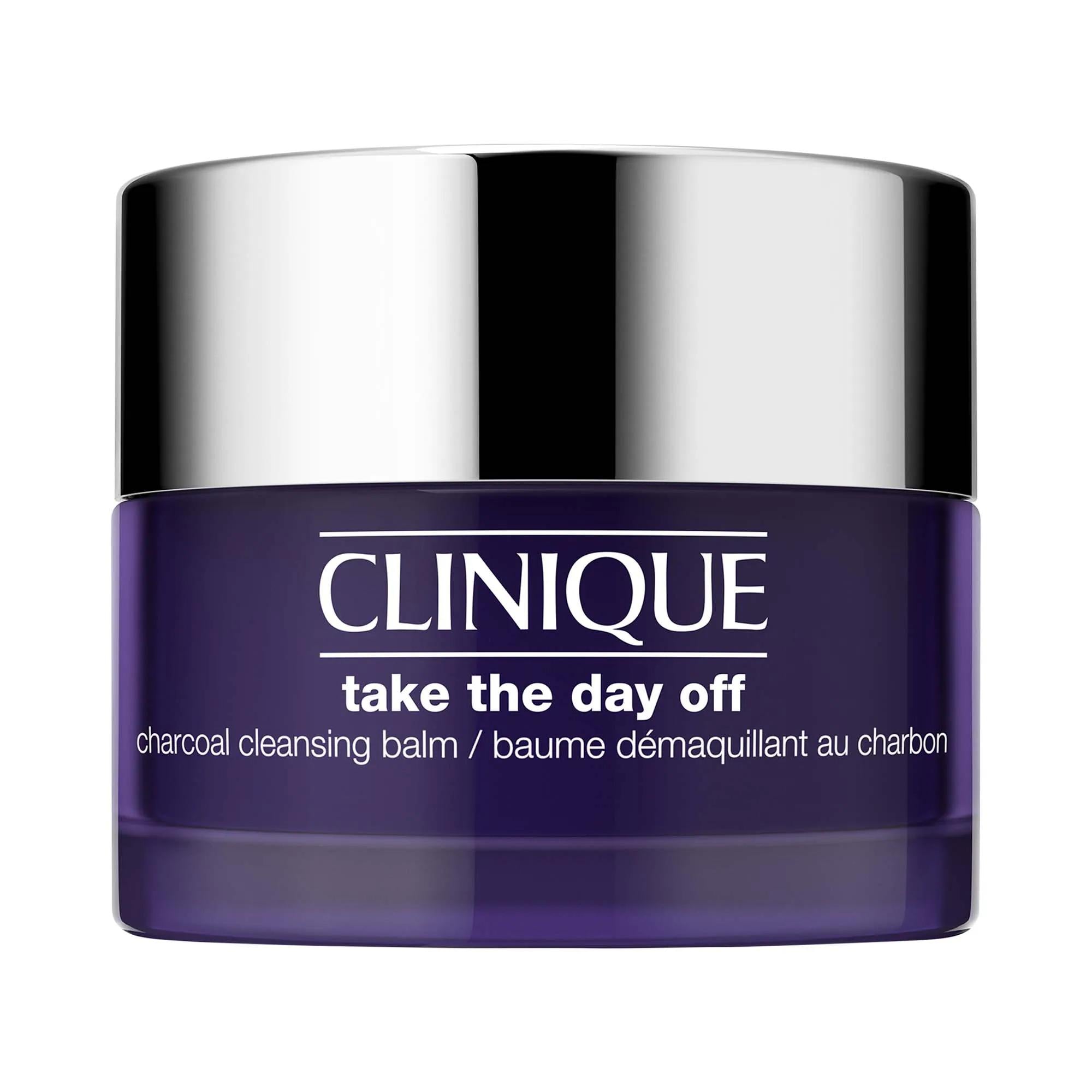 Clinique Take The Day Offª: Charcoal Cleansing Balm Makeup Remover - Detoxify Pores, Gentle Oil Cleanse, Sulfate-Free