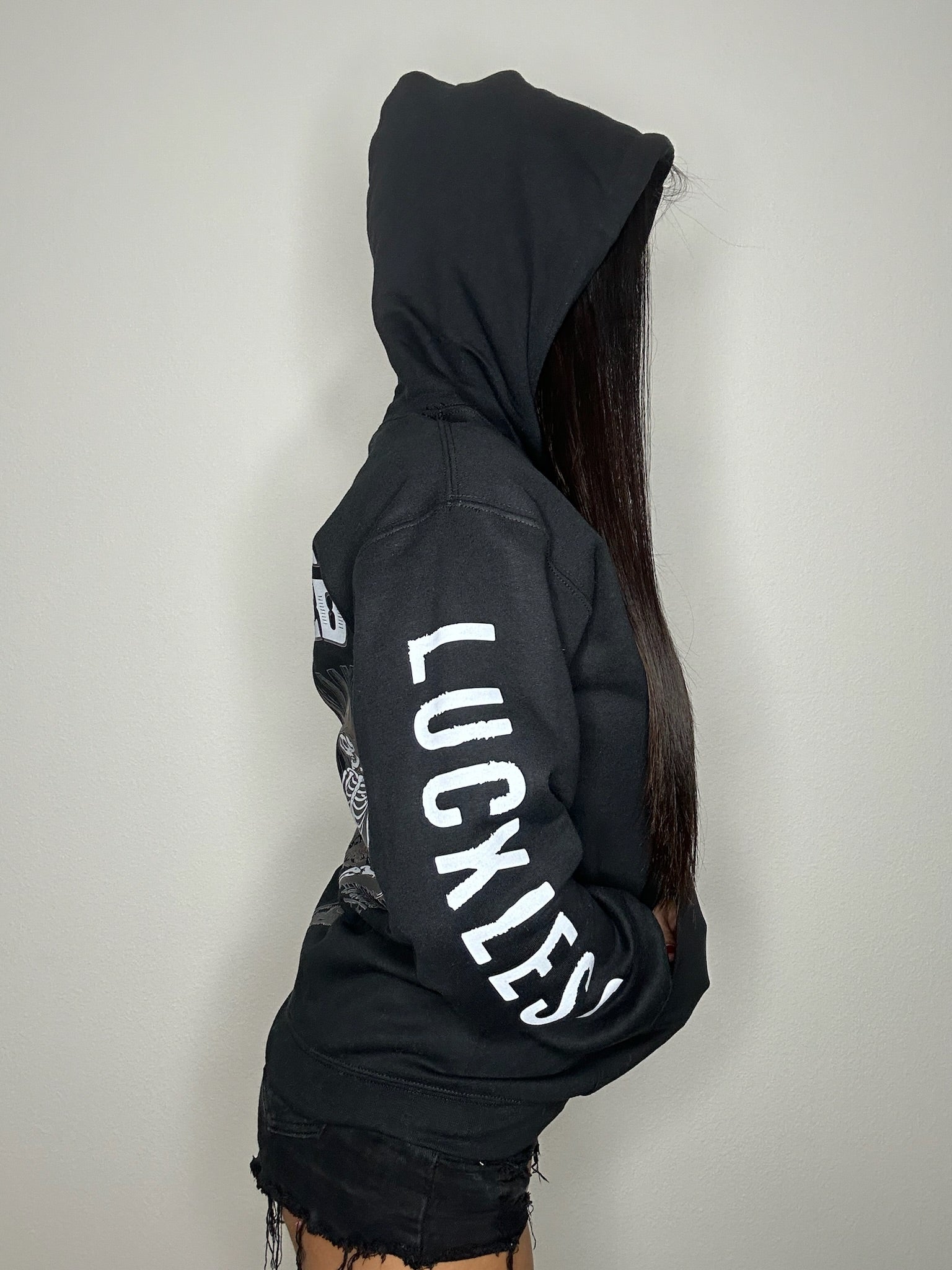 Luckless Outfitters We Are Cooked Hoodie — back view