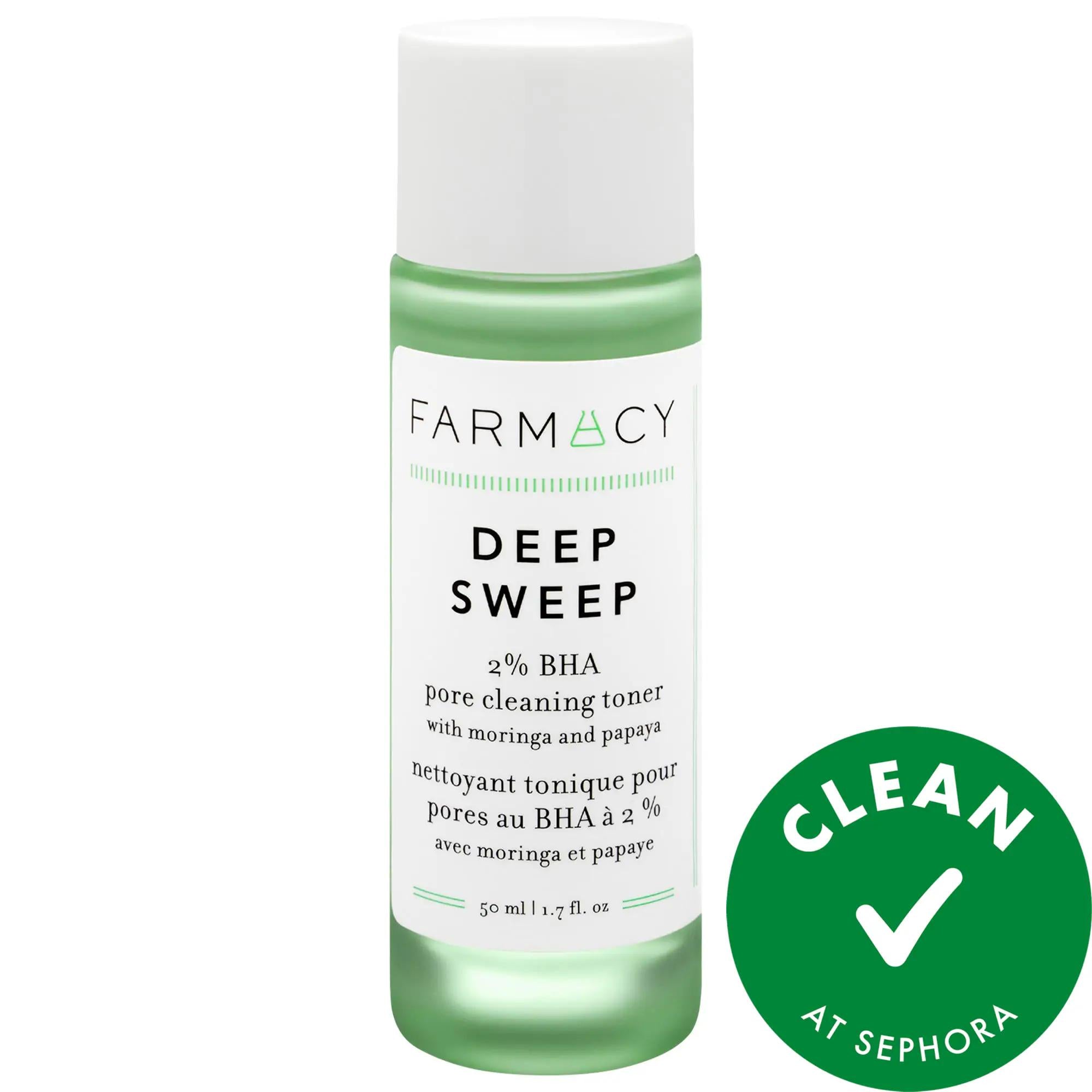 Mini Deep Sweep - 2% BHA Salicylic Acid Toner for Combination & Oily Skin, Vegan & Cruelty-Free
