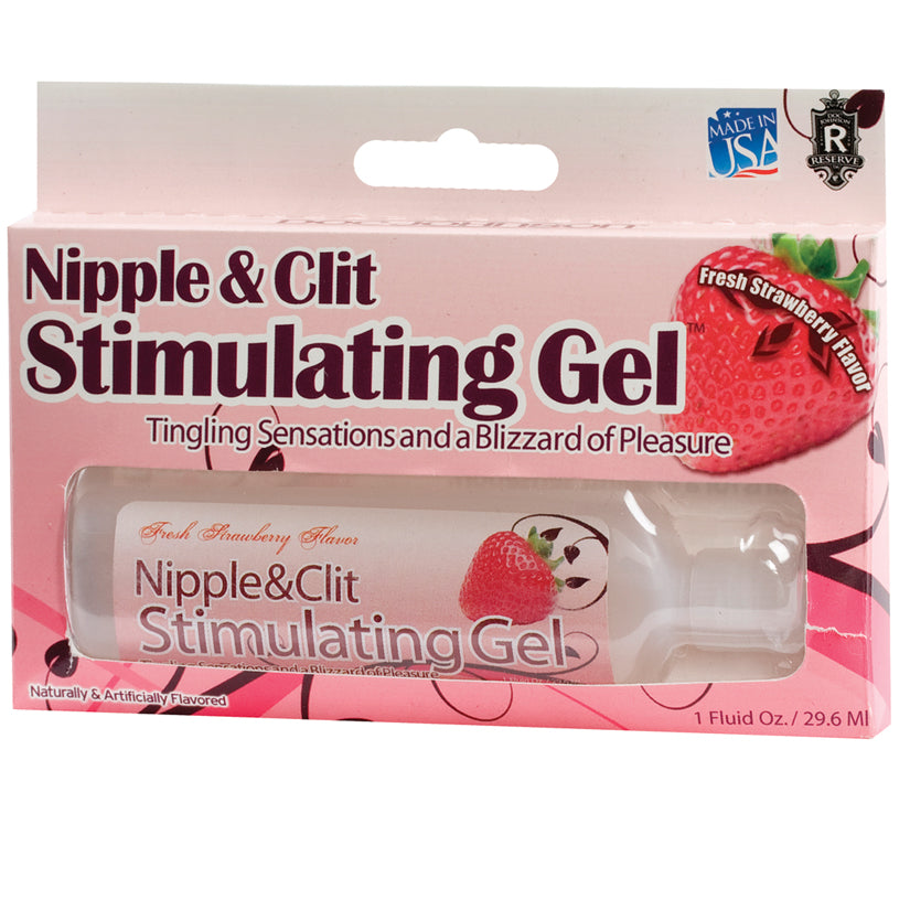 Love Spark Cove | Intimate Apparel, Pleasure Shop & Free Shipping Nipple & Clit Stimulating Gel-Strawberry 1oz — main product