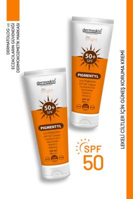Dermoskin Be Bright Pigmentyl Sun Protection Spf 50+ Cream - Anti-Pigmentation Moisturizing Sunscreen for Sensitive Skin