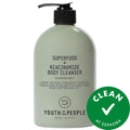 Superfood + Niacinamide Body Cleanser: Hydrating, Gentle, Antioxidant-Rich Body Wash for Sensitive Skin | Earthy Scent, Radiant Skin