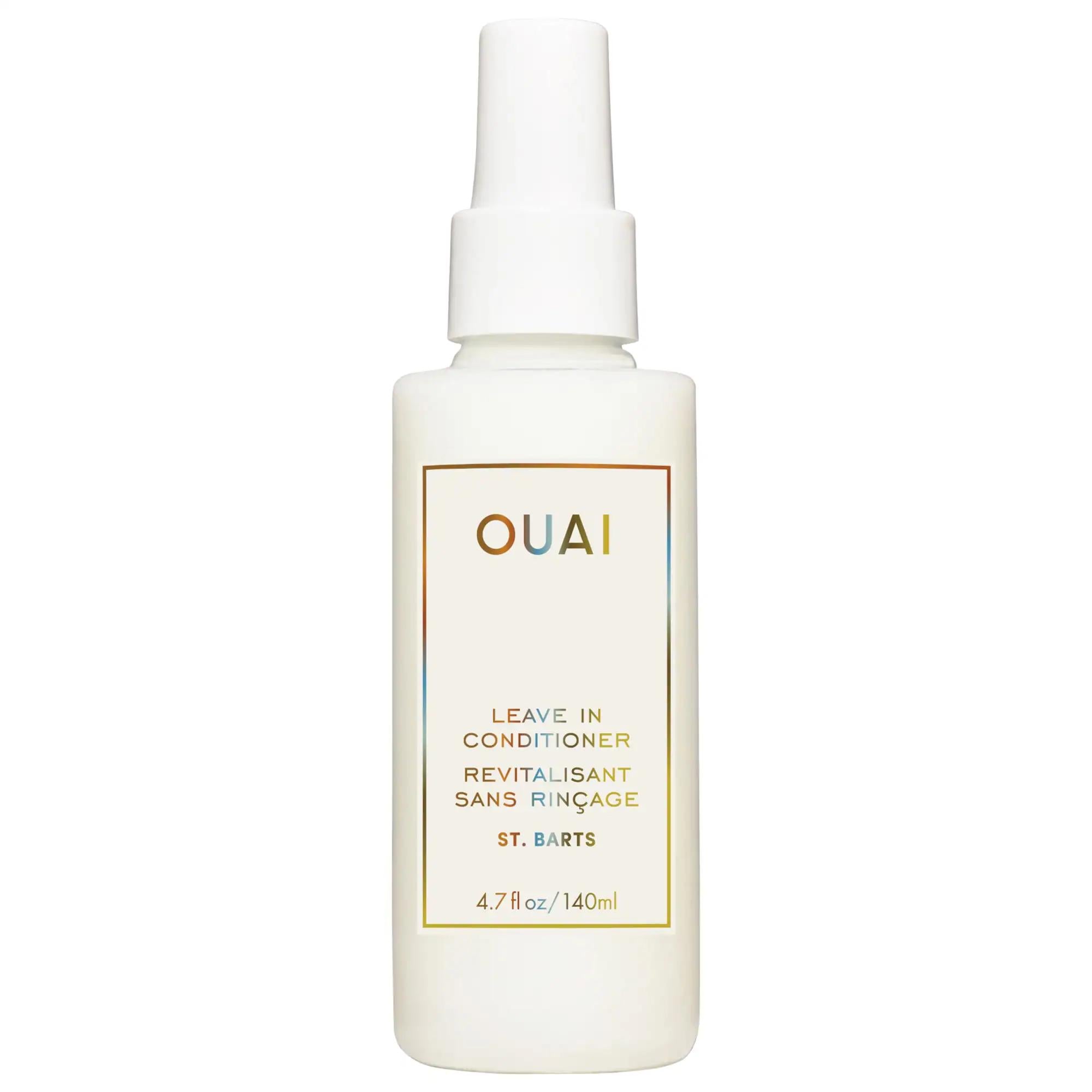OUAI St. Barts Leave-In Conditioner: Detangle, Hydrate & Frizz Control - Heat Protection Up to 450¡F - Tropical Scented Hair Perfection