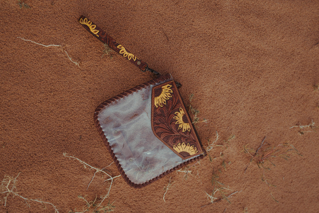 Haute Southern Hyde The Sunflower Fields Clear Bag, a Haute Southern Hyde by Beth Marie Exclusive — alternative angle
