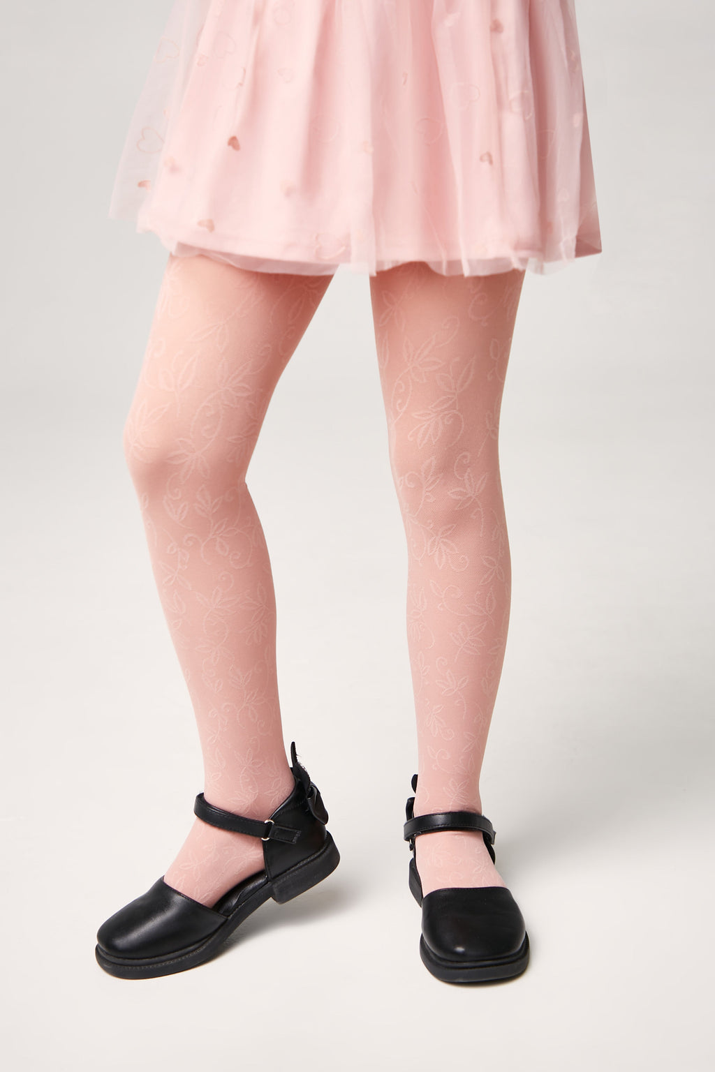 TheRanok.com Conte Tights for girls Ketty 40 Den - Floral Pattern — main product shot