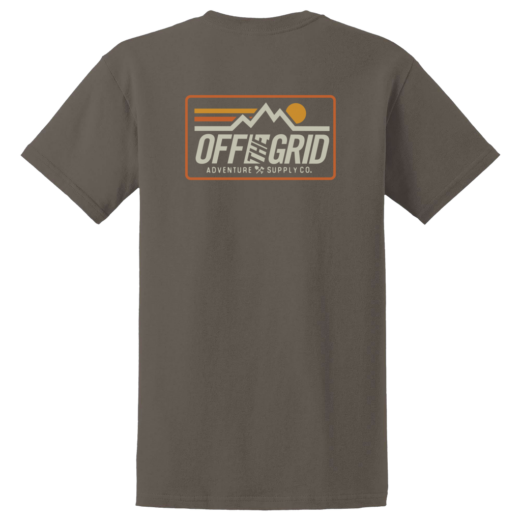 Off The Grid Surplus Dawn Rising Tee — back view