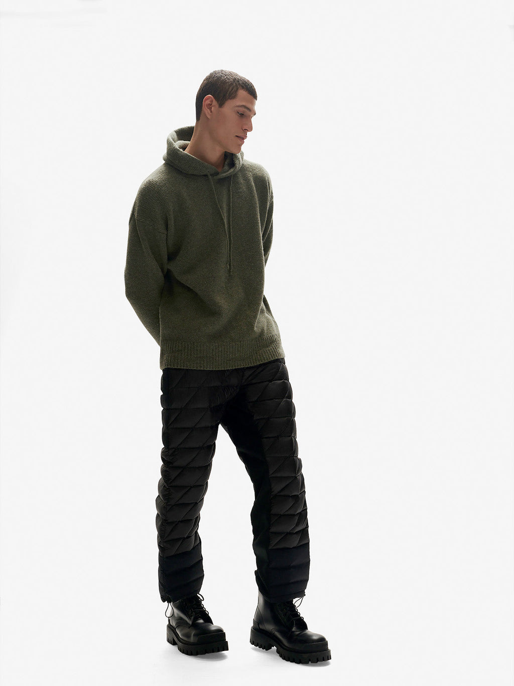 Holden Outerwear Hybrid Down Sweatpant - Black — main product shot