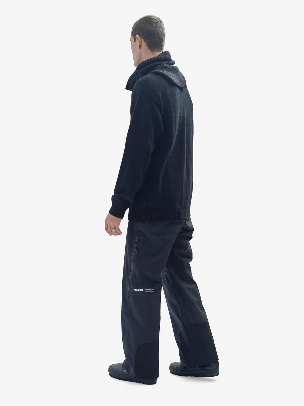 Holden Outerwear Sierra 2-Layers Pant - Black — detail close-up