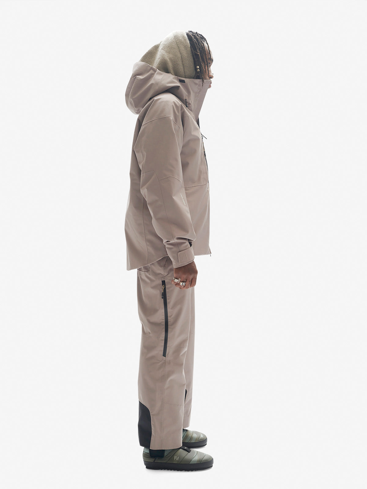 Holden Outerwear Sierra 2-Layers Pant - Desert Taupe — detail close-up