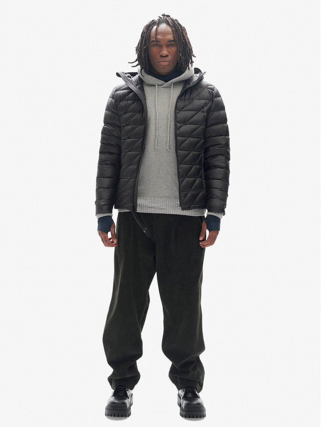 Holden Outerwear Packable Down Jacket - Black — main product shot