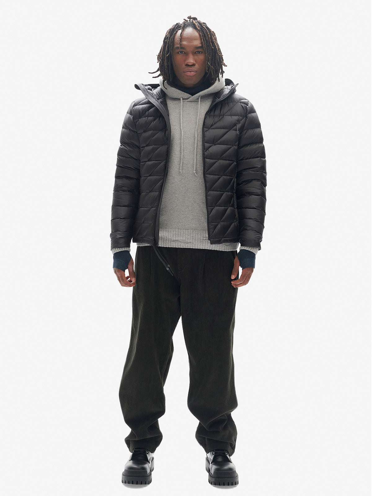 Holden Outerwear Packable Down Jacket - Black — main product shot