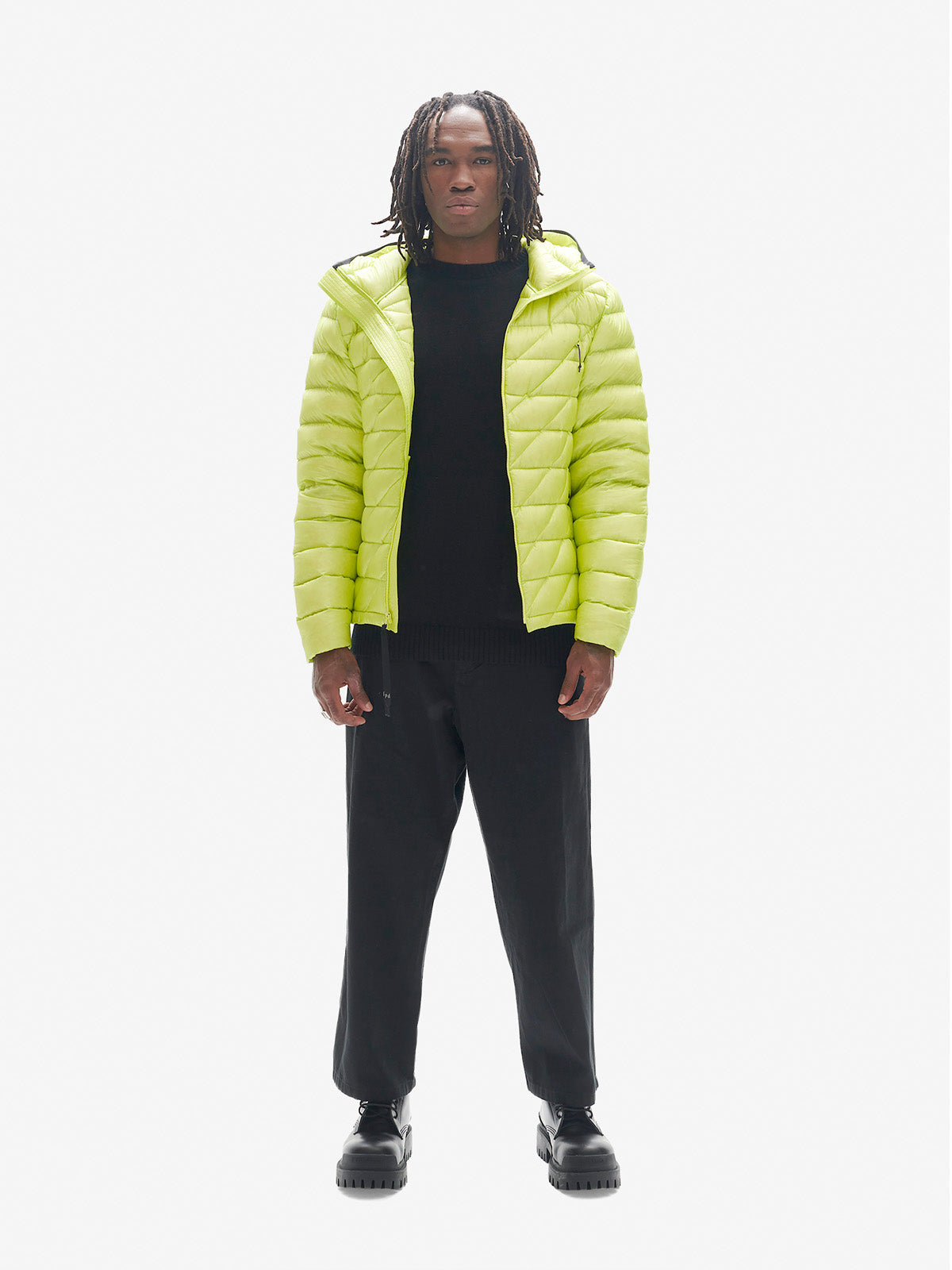 Holden Outerwear Packable Down Jacket - Mineral Yellow — main product shot