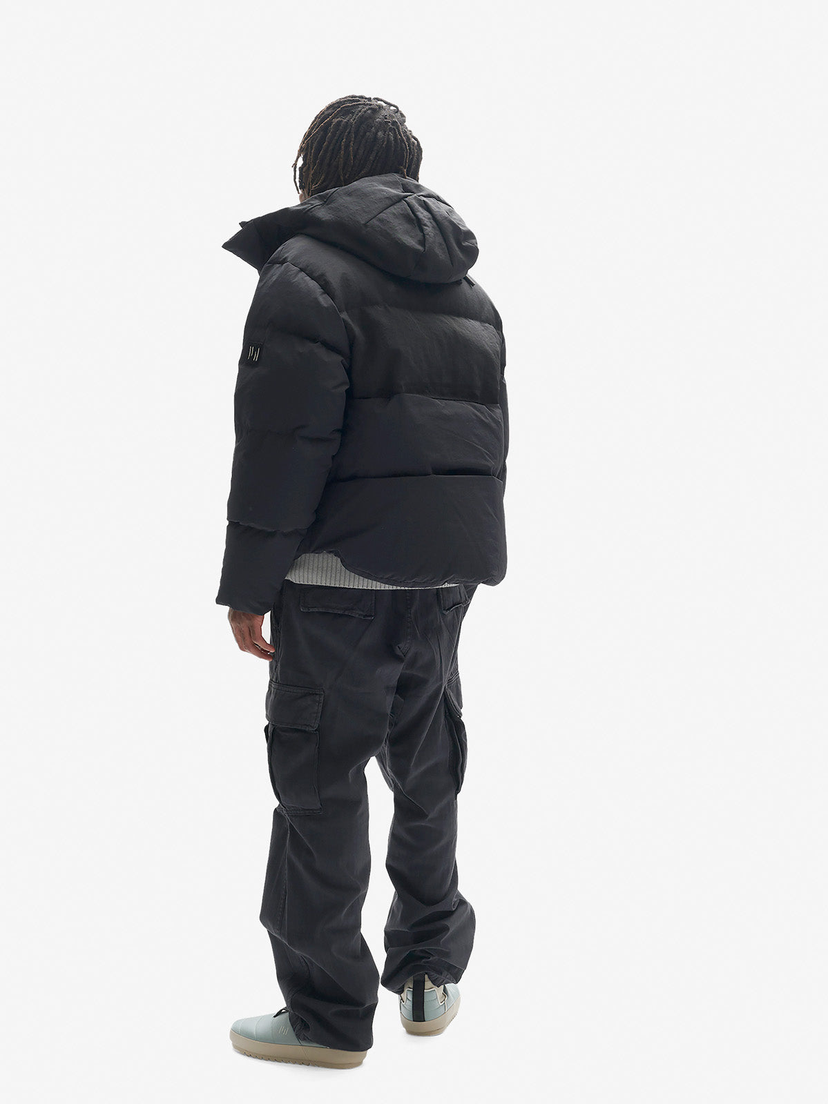 Holden Outerwear Fowler Down Jacket - Black — detail close-up