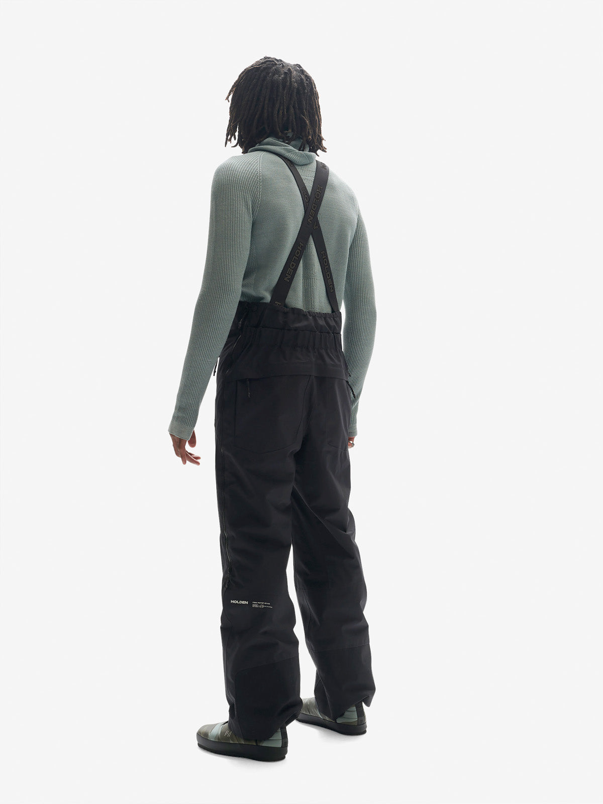Holden Outerwear 2 Layers Powder Bib - Black — detail close-up