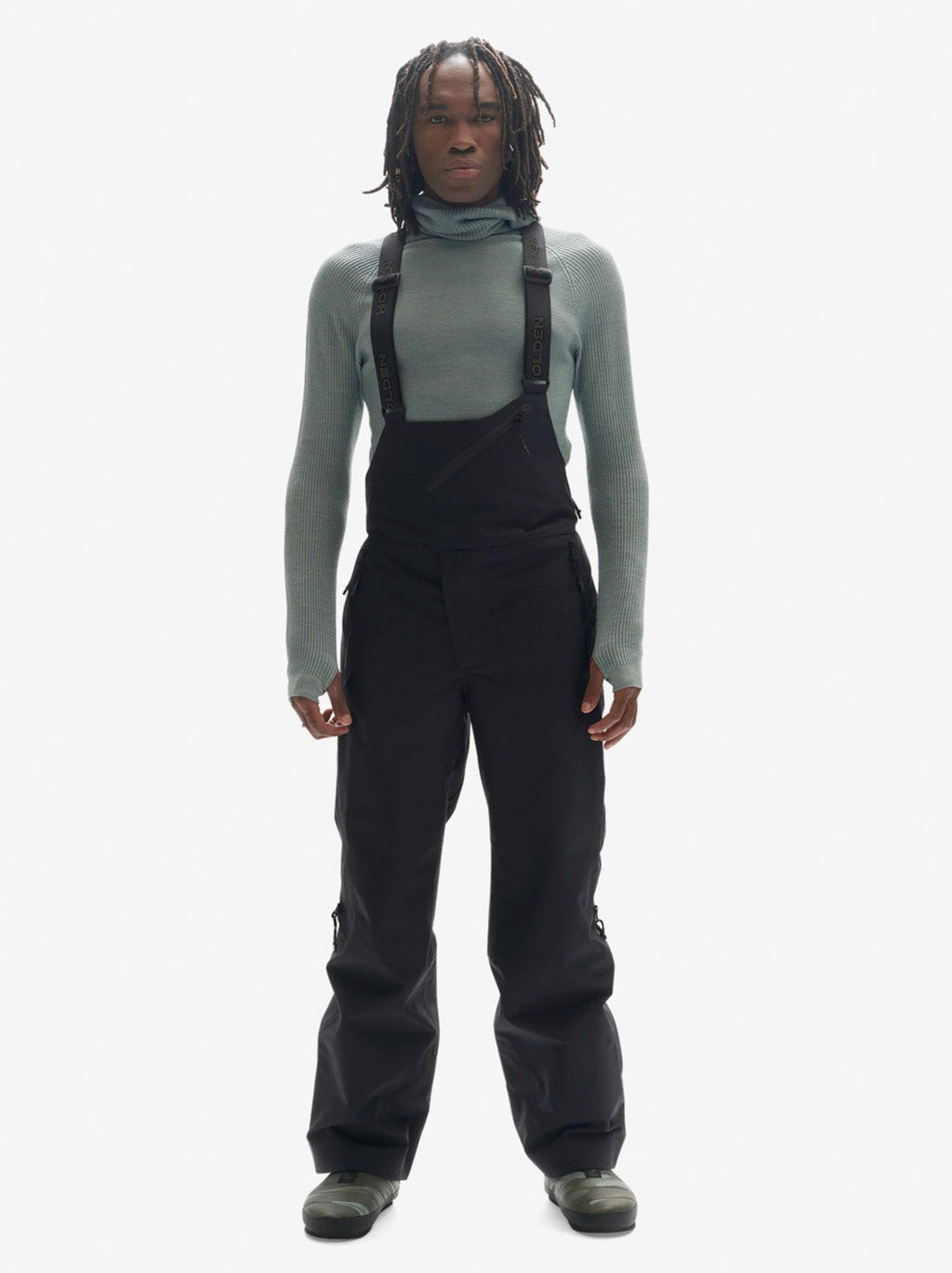 Holden Outerwear 2 Layers Powder Bib - Black — main product shot