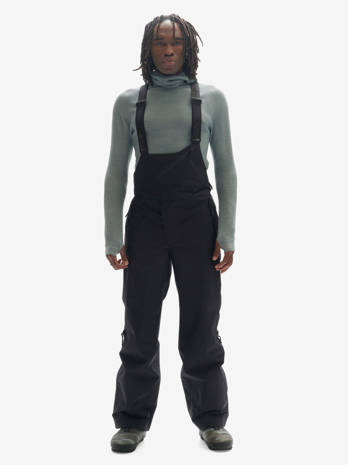 Holden Outerwear 2 Layers Powder Bib - Black — main product shot