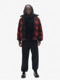 Holden Outerwear Down Field Jacket - Red/Black Plaid — main product shot