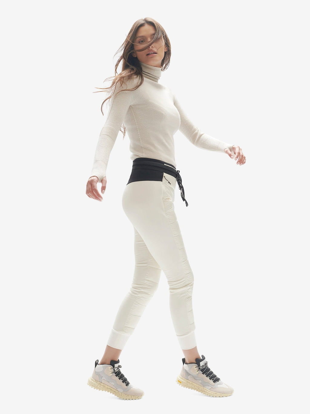 Holden Outerwear Hybrid Down Jogger - Pearl — lifestyle context