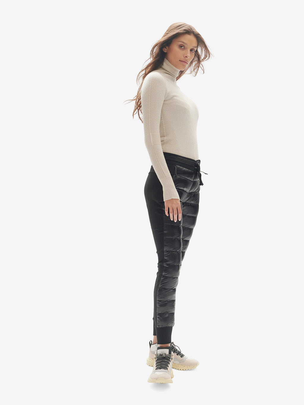 Holden Outerwear Hybrid Down Jogger - Black — lifestyle context
