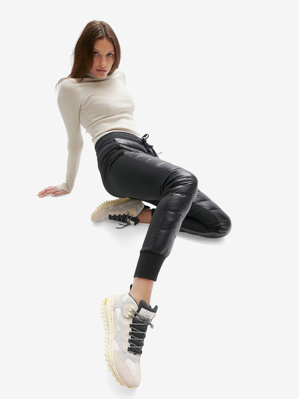 Holden Outerwear Hybrid Down Jogger - Black — main product shot