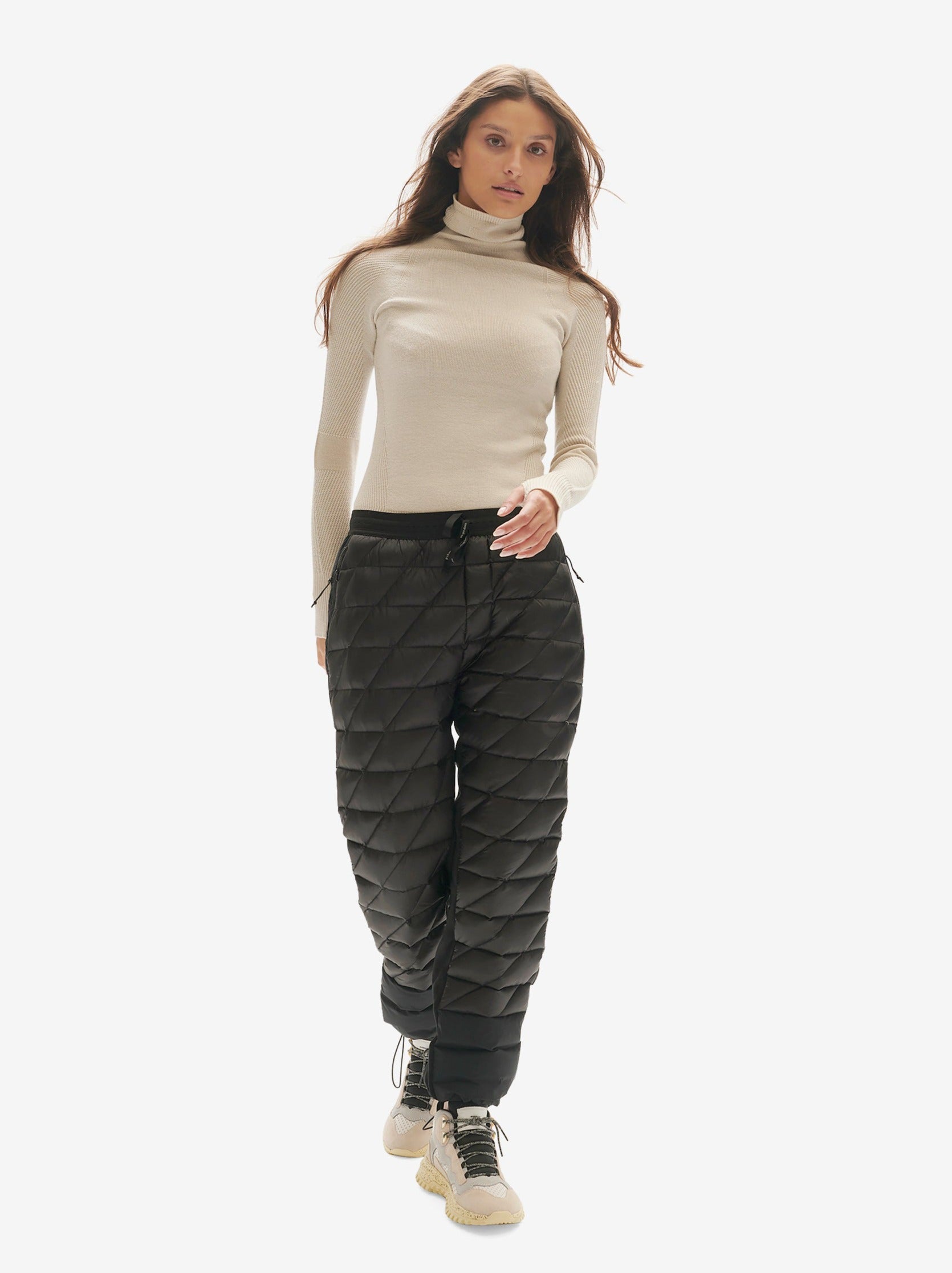 Holden Outerwear Hybrid Down Sweatpant - Black — Black detail