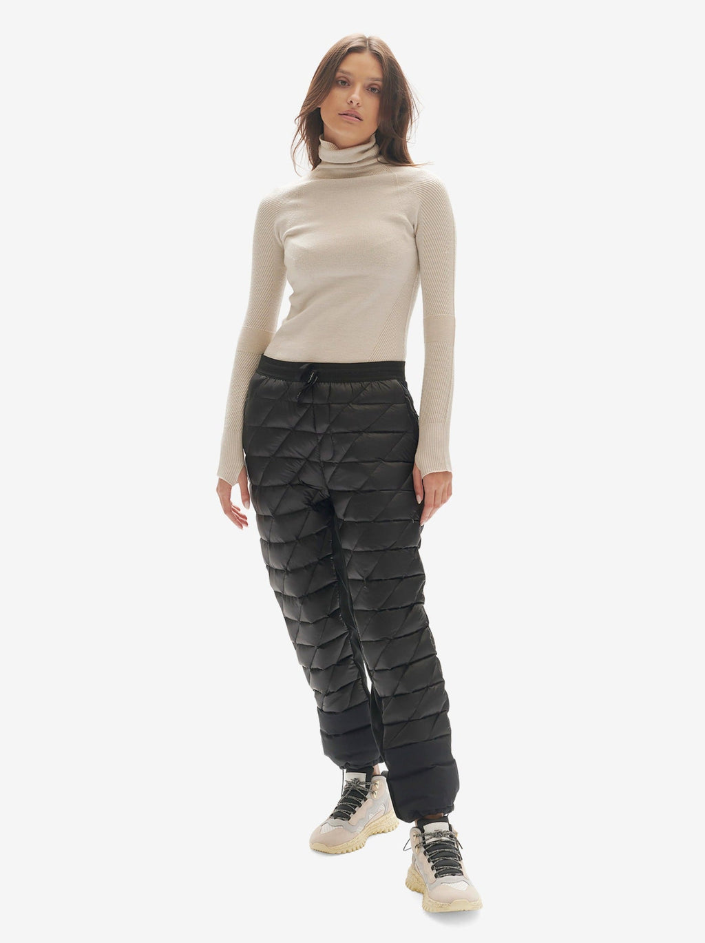 Holden Outerwear Hybrid Down Sweatpant - Black — main product shot