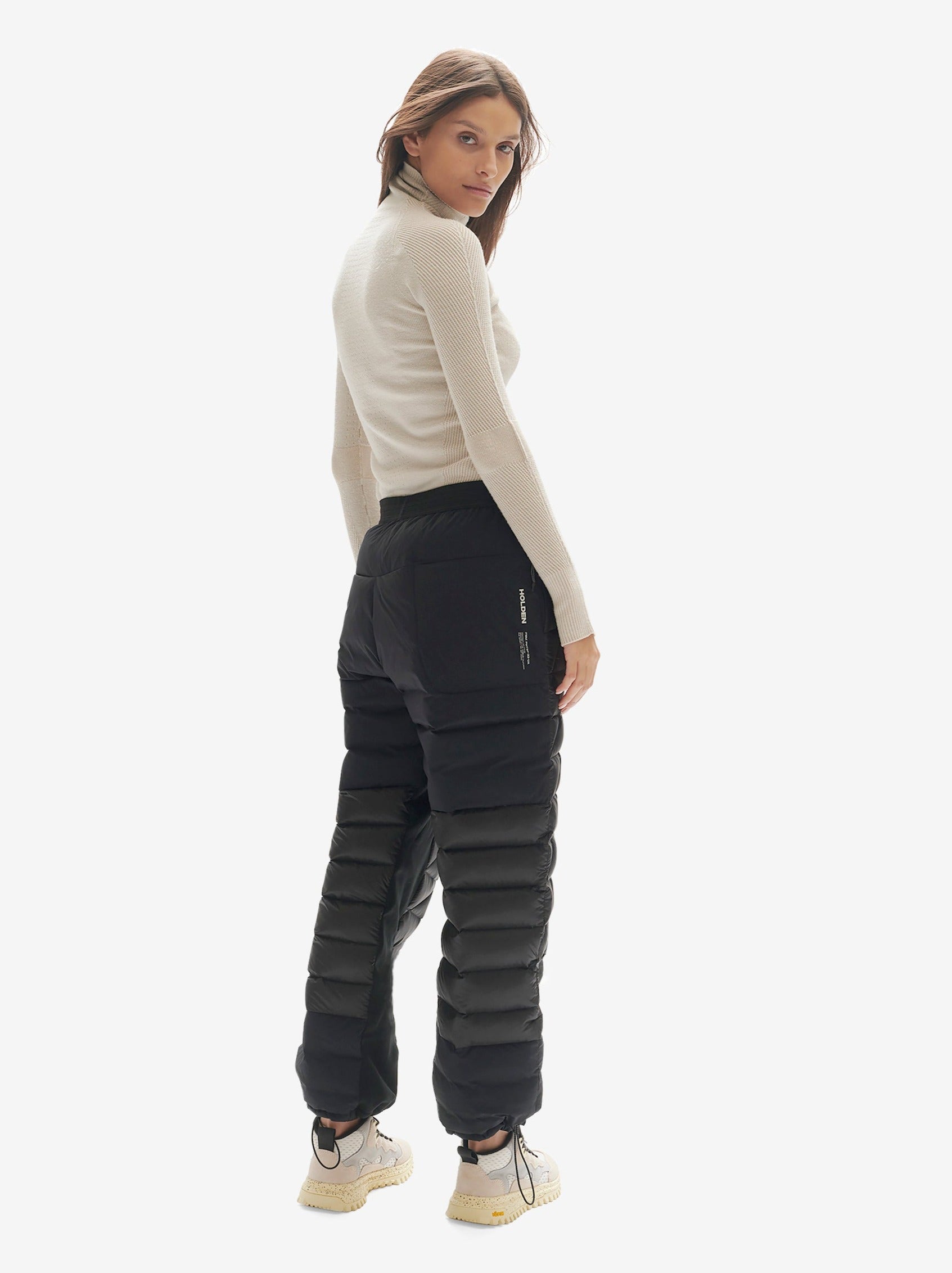 Holden Outerwear Hybrid Down Sweatpant - Black — midlayer bottoms category context