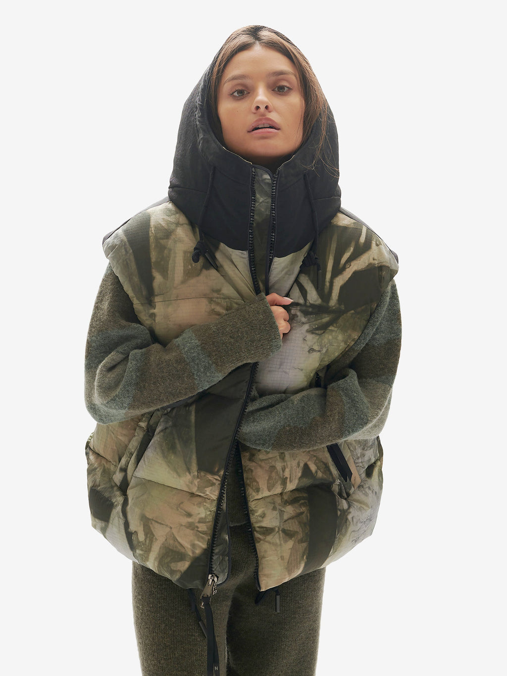 Holden Outerwear Hooded Down Vest - Rekall Tie — outerwear jackets category context