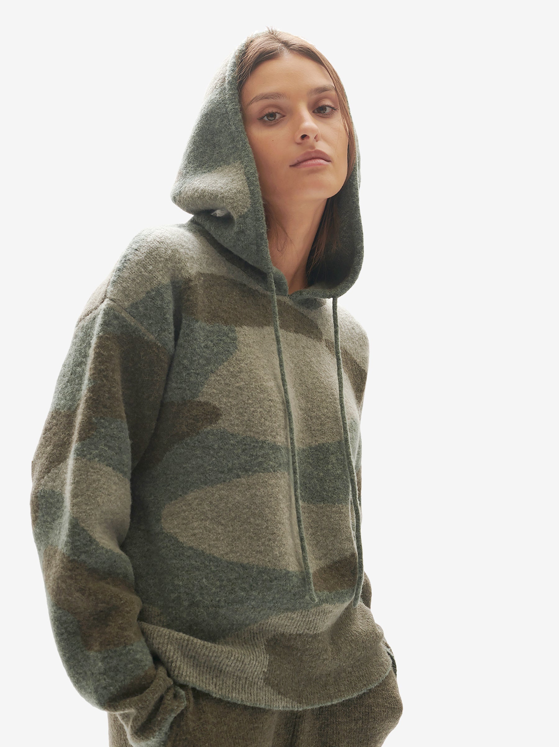 Holden Outerwear Chalet Hoodie - Green Camo — main product shot