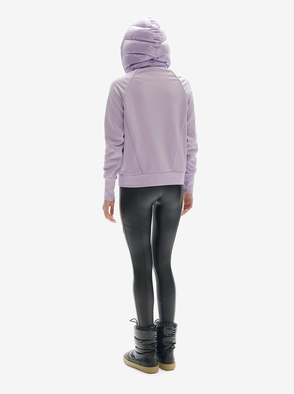 Holden Outerwear Down Zip Hoodie - Lavender — side view