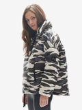 Holden Outerwear Down Half Zip - Zebra — main product shot