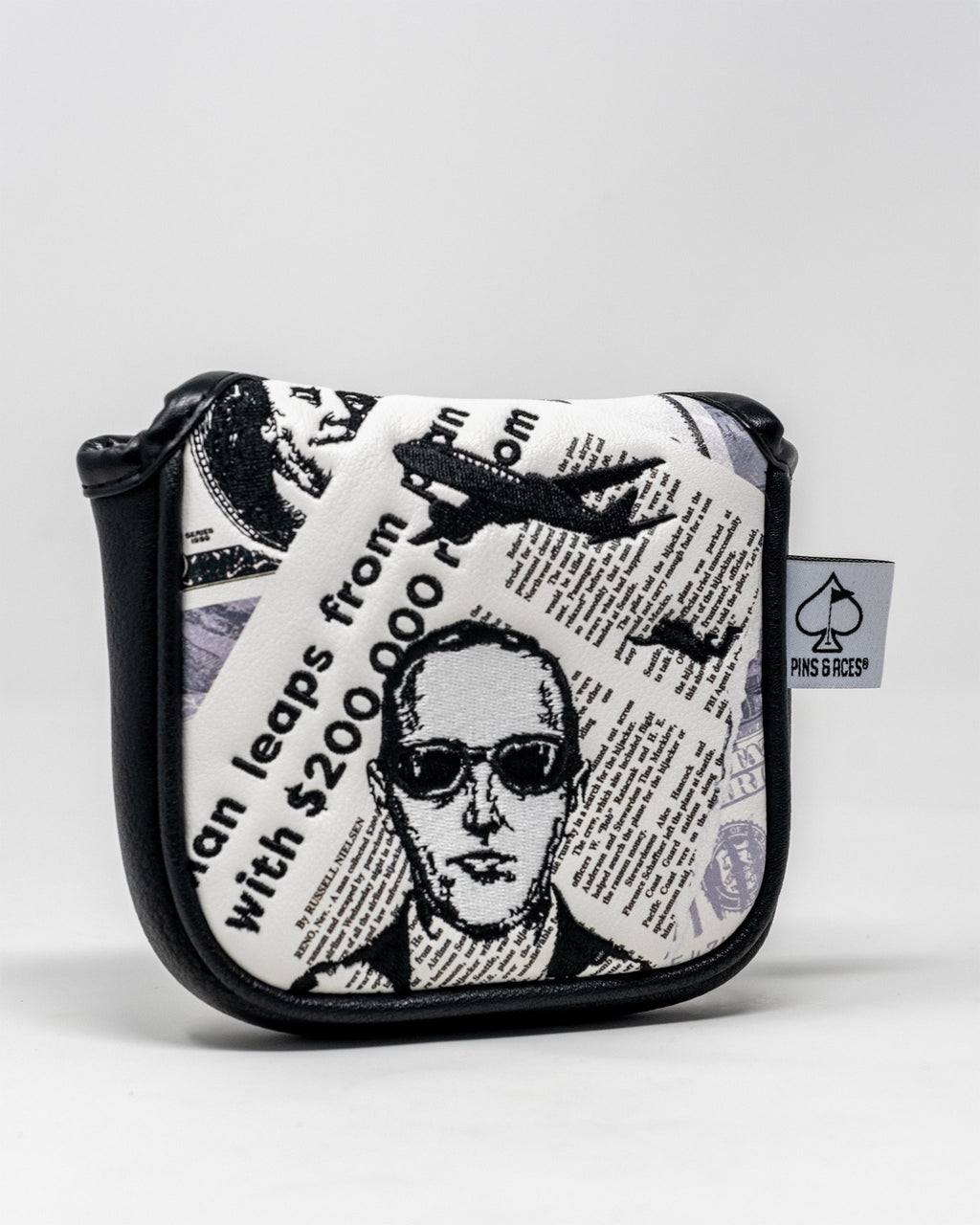 D.B. Cooper - Mallet Putter Cover – Pins and Aces, view 13
