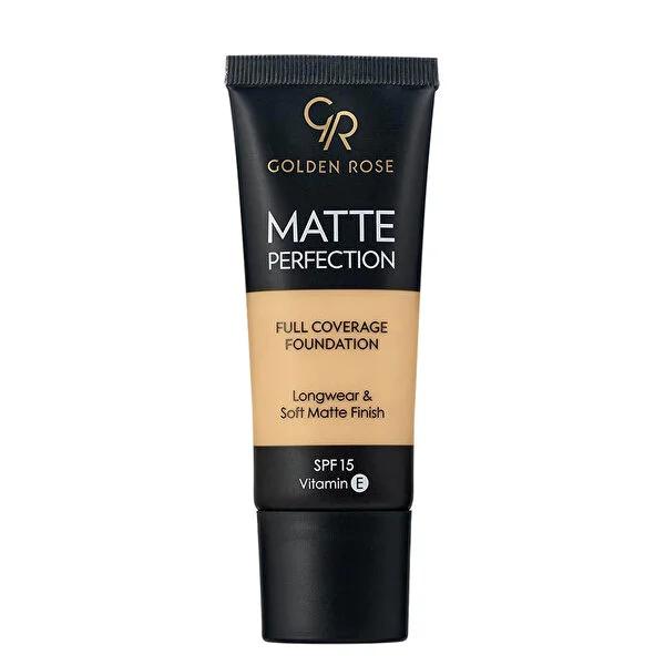 Golden Rose Matte Perfection Foundation No: Warm 4 - High Coverage | SPF 15