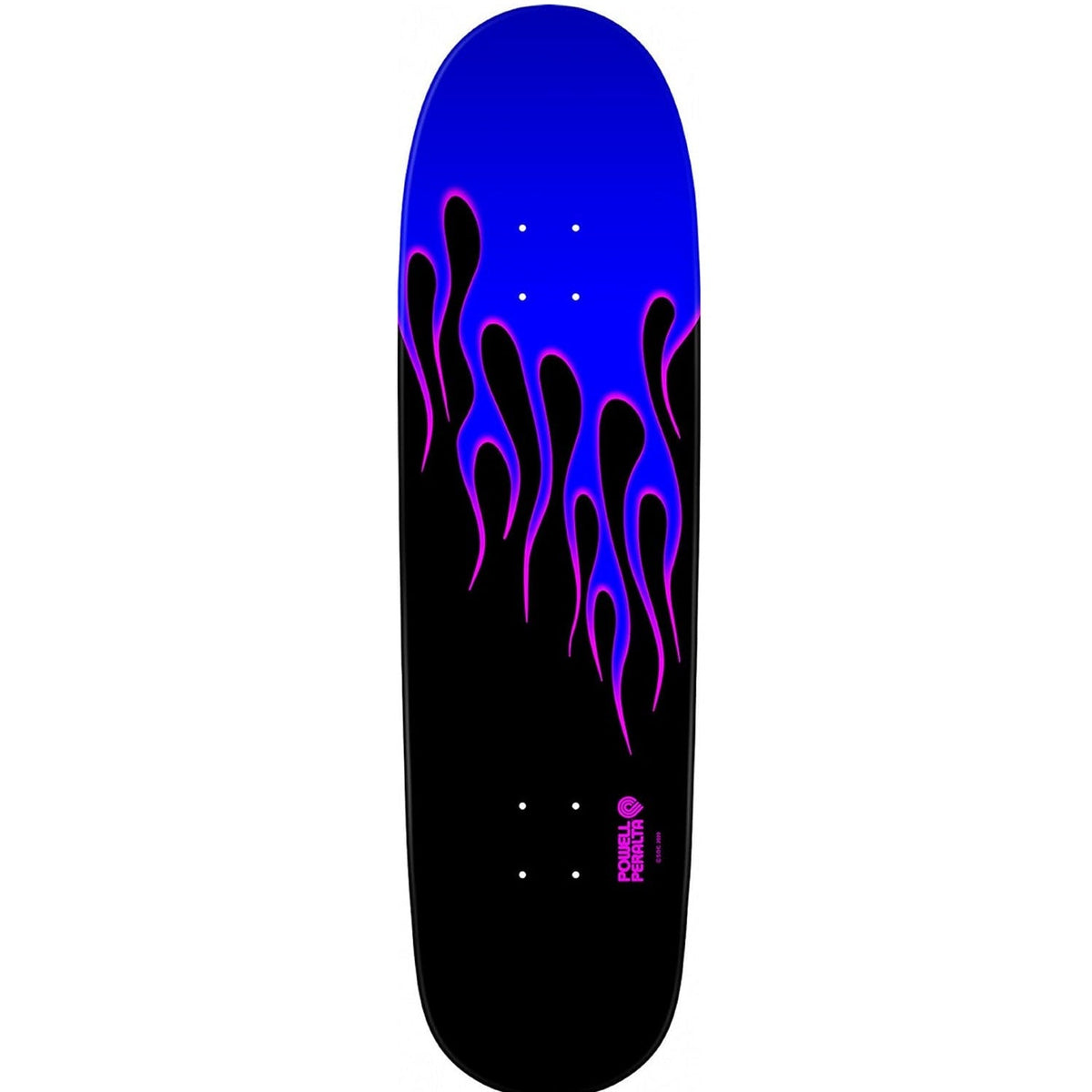 Powell Peralta Nitro Hot Rod Flames Skateboard Deck - 9.33″ Blue/Black by Skates USA