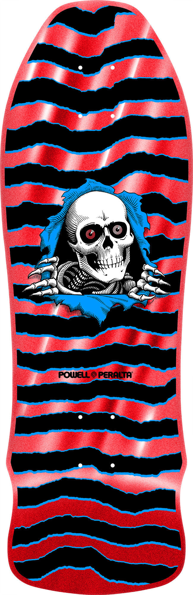 Powell Peralta GeeGah Ripper Reissue Skateboard Deck - 9.75″ Red Foil **PRE-ORDER**