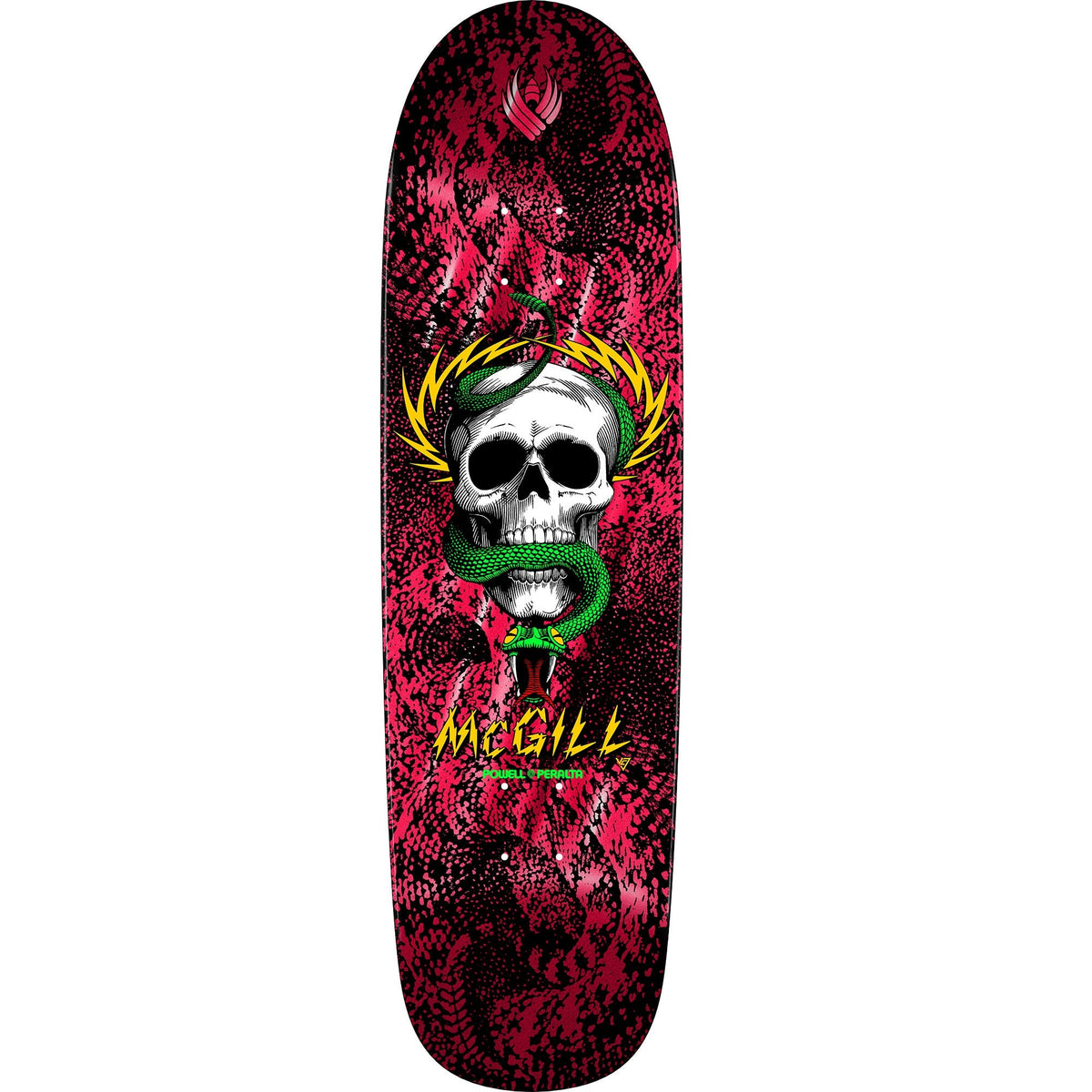 Powell Peralta McGill Skull and Snake Flight Deck - 9.01″ Red Foil by Skates USA