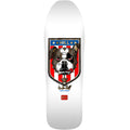 Powell Peralta Frankie Hill Bulldog Reissue Skateboard Deck - 10″ White/Gold Foil by Skates USA