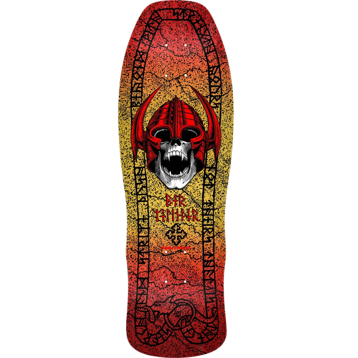 Powell Peralta Welinder Classic Skateboard Deck - 9.62" Red/Yellow Fade by Skates USA