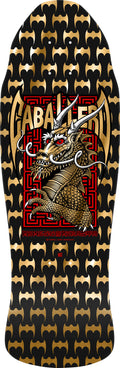Powell Peralta Steve Caballero Street Reissue Deck  9.625″ Black/Gold Foil