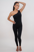 KIMITH BRAND I Am Wealthy Black Comfort Stretch Legging — main product shot