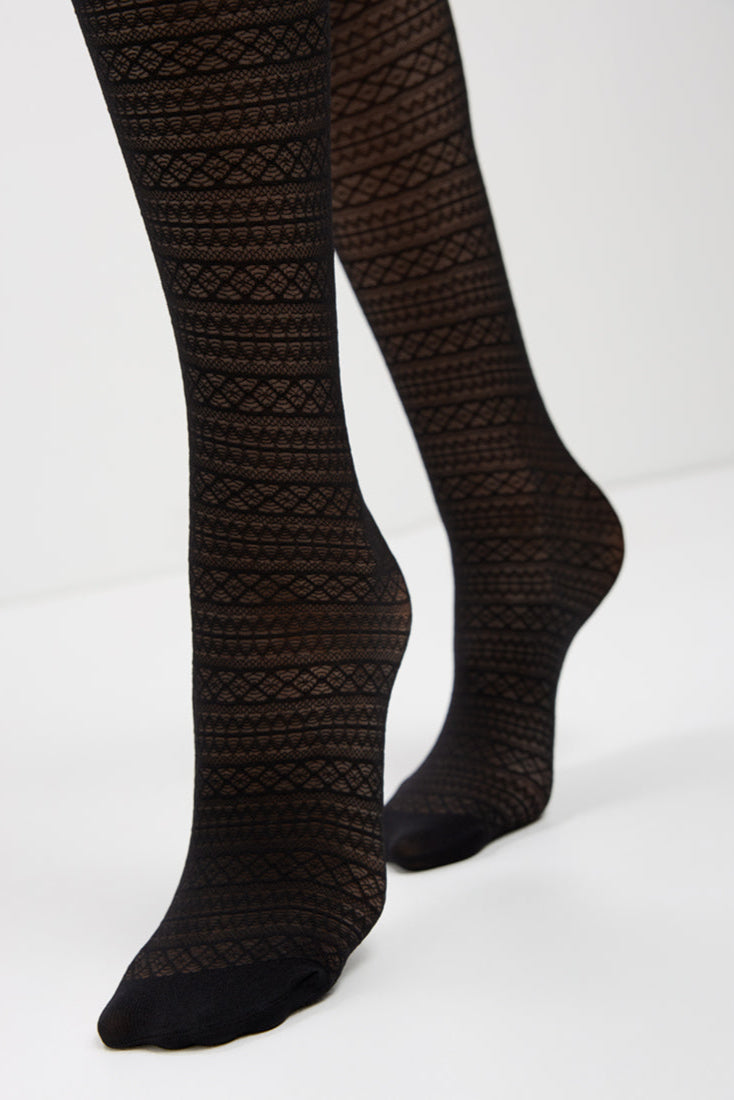 TheRanok.com Fantasy Tights Conte Delicate - Lace Pattern — alternative angle