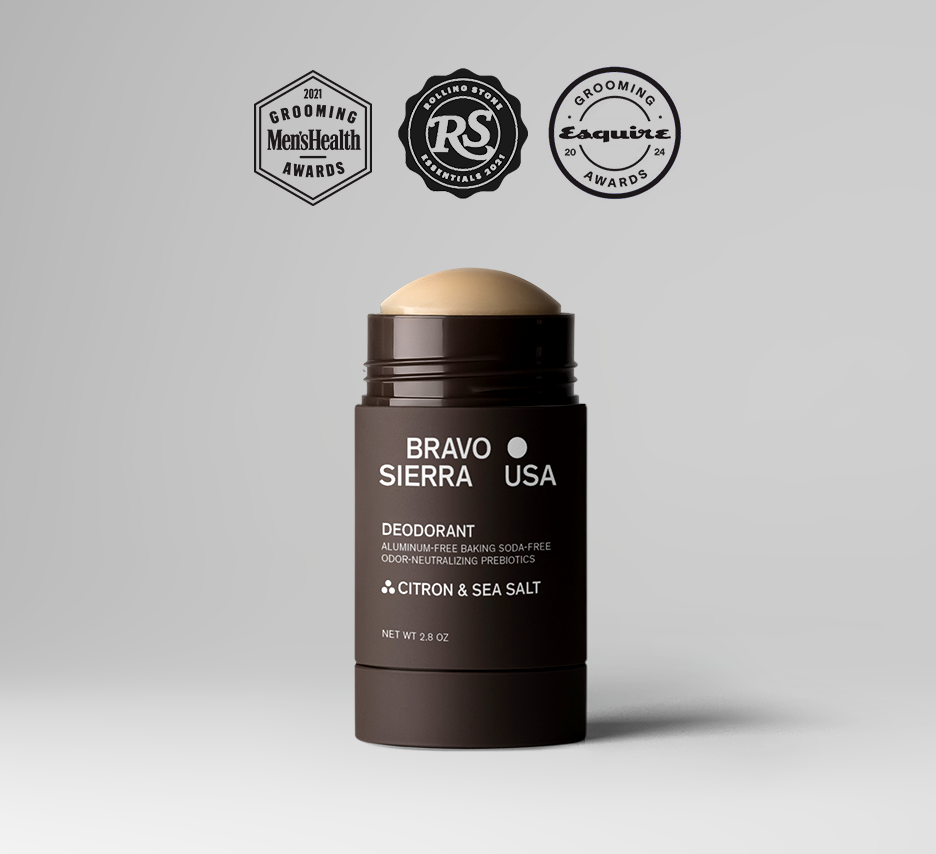 Bravo Sierra Deodorant — magnesium hydroxide, no aluminum ingredient detail