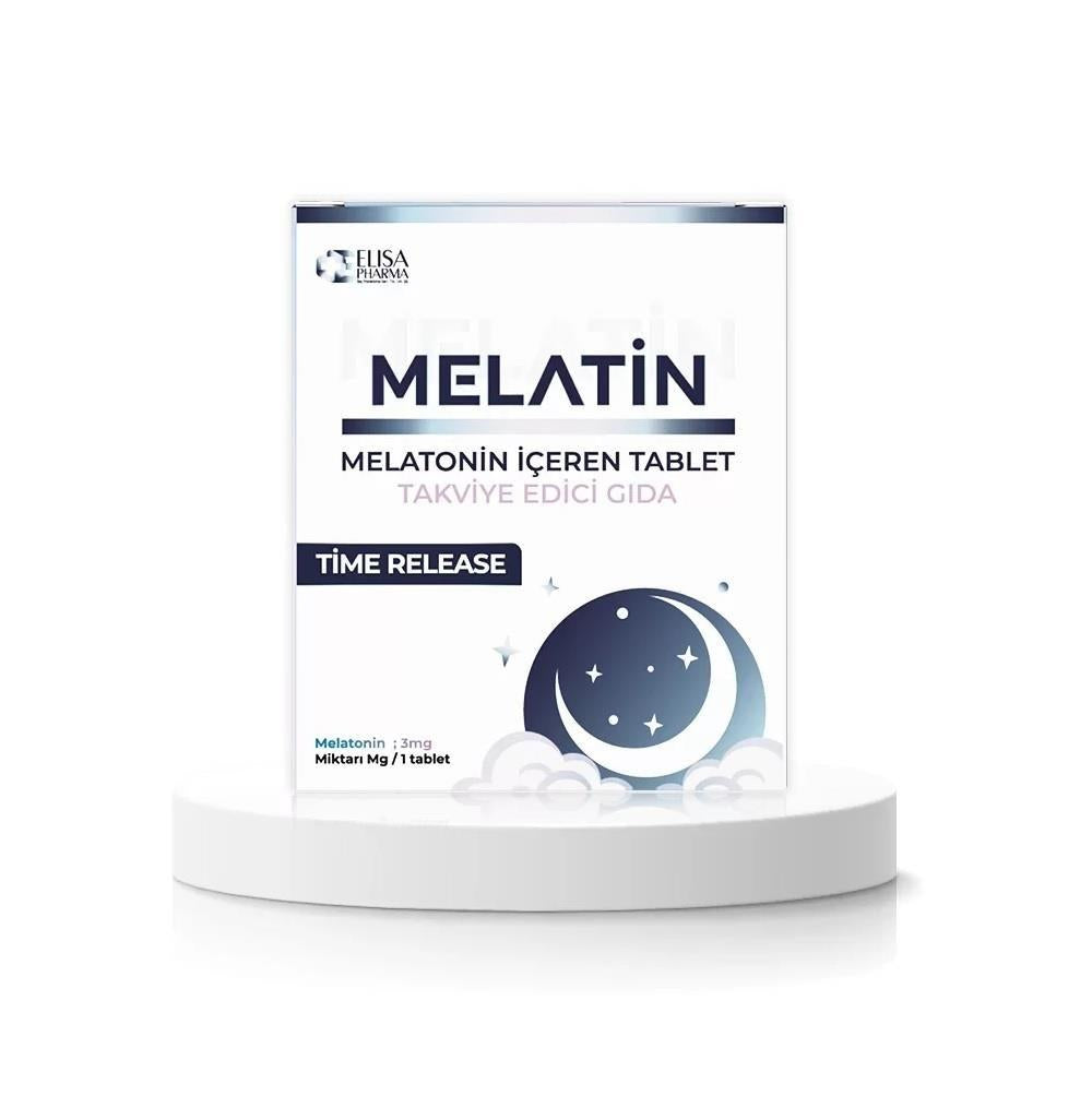 Melatin Melatonin Supplement 30 Tablets - Supports Sleep Regulation & Quality
