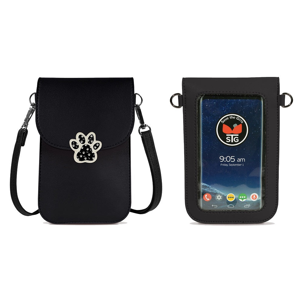 SaveTheGirls Dog Paw Black — main product shot