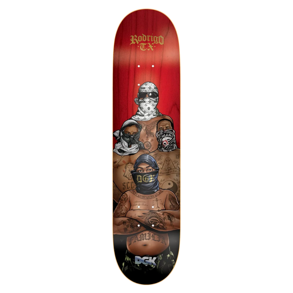 DGK Fiel TX Skateboard Deck - 8.1″ Multi, Skateboard Decks