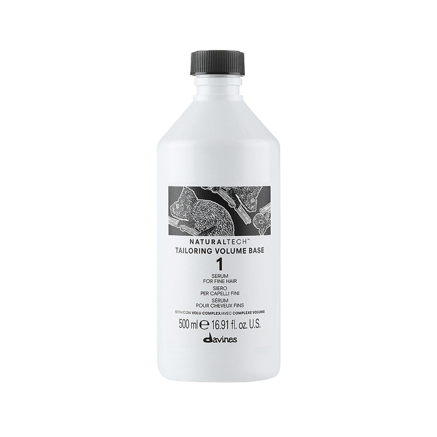 Davines NaturalTech Tailoring Base 1 Volume 500ml - Professional Hair Volumizing Product for Individuals Seeking Hair Care Solutions