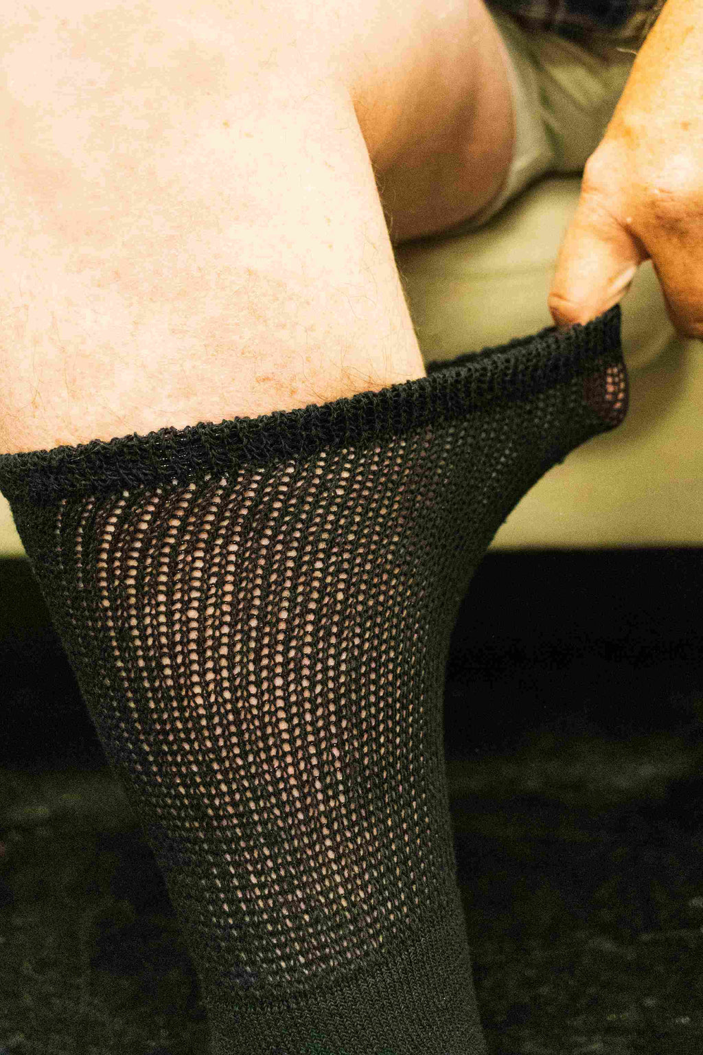 DSC Women's Cotton Diabetic Crew Socks (Assorted) — comparison shot